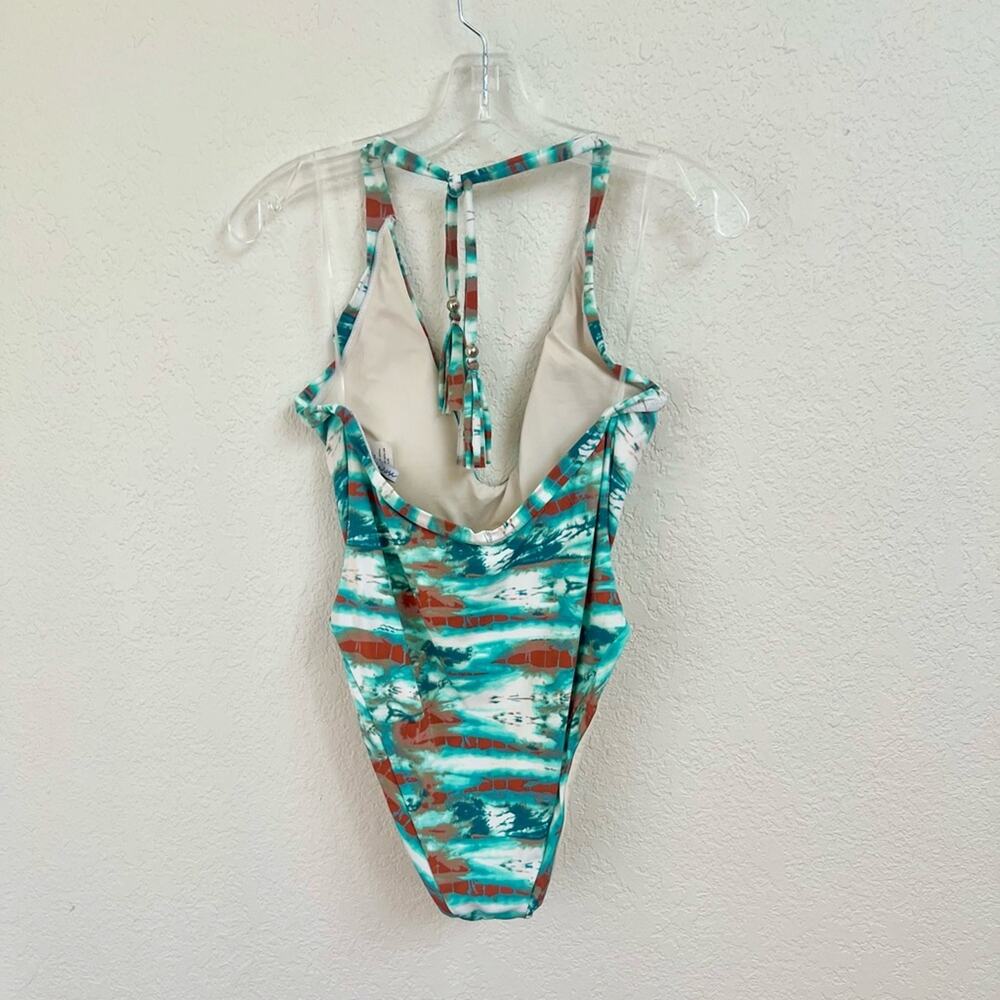 NWOT ISABELLA ROSE Women’s Tie-Dye One-Piece Swimsuit - Sz Large - Picture 5 of 8